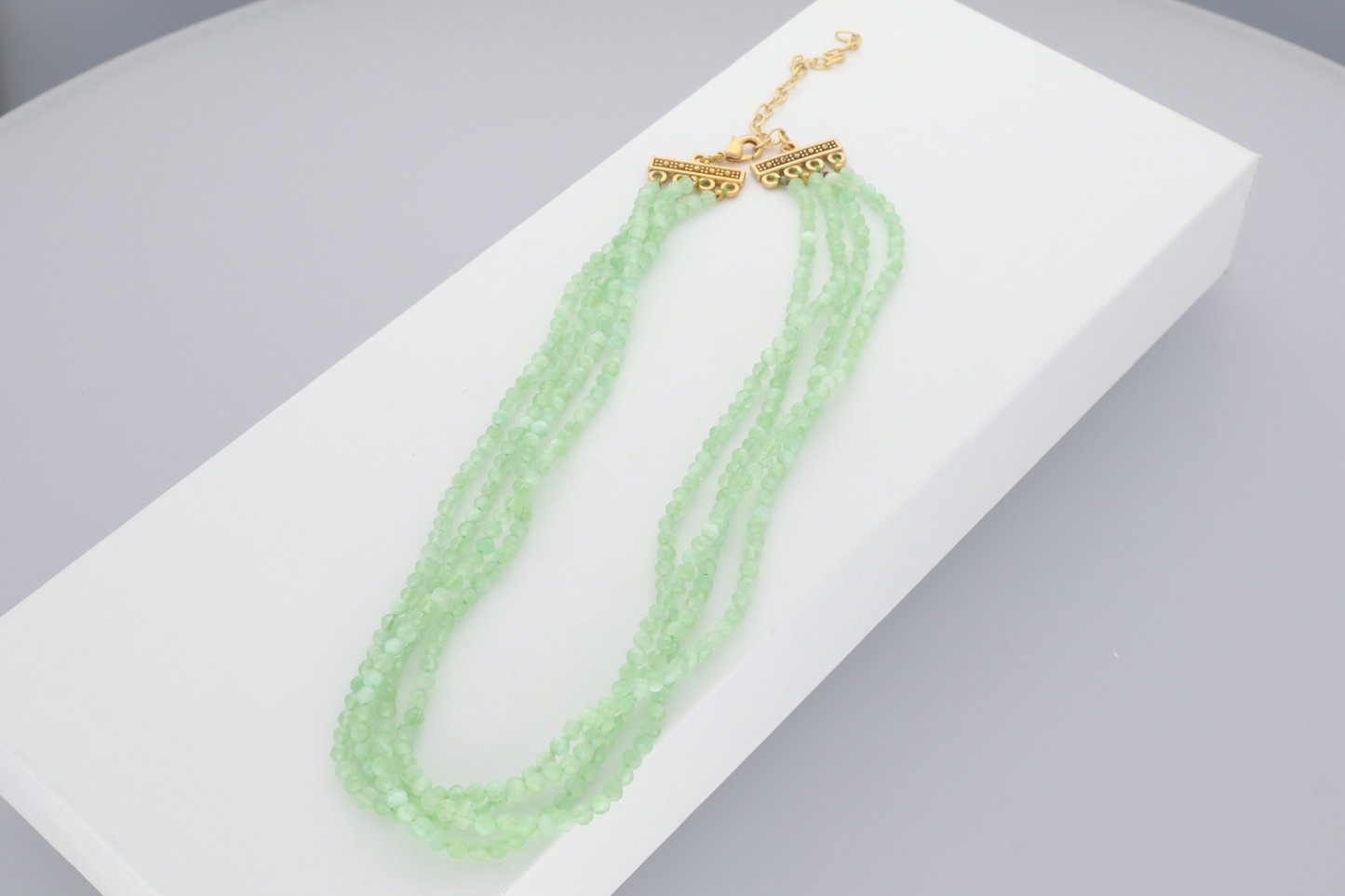 Choker Piedra Verde agua