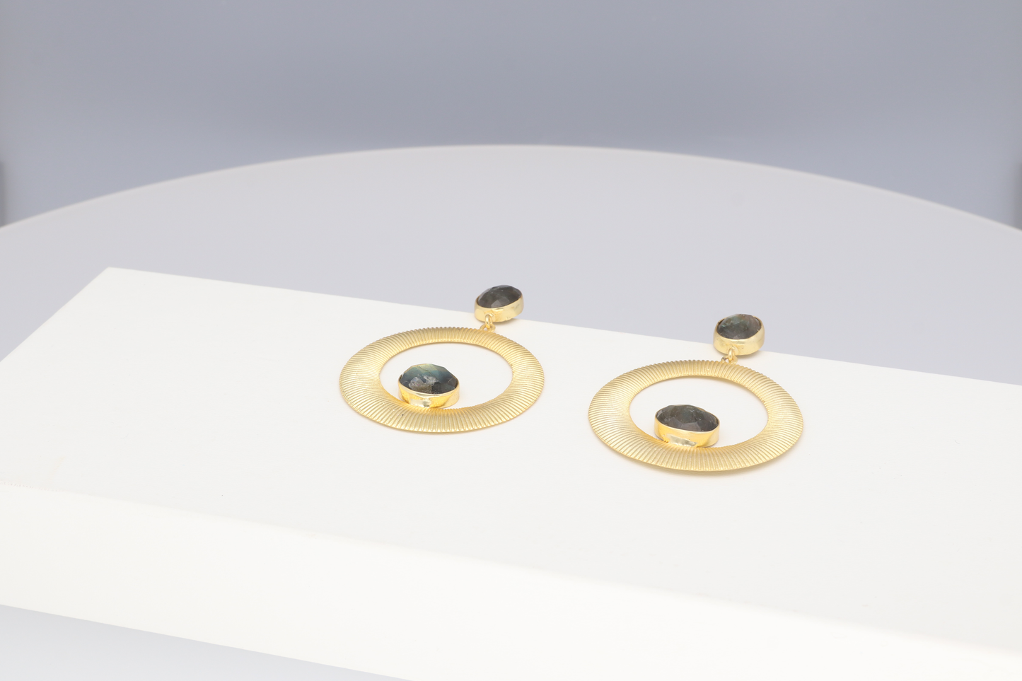 Pendientes Oasis Marrón