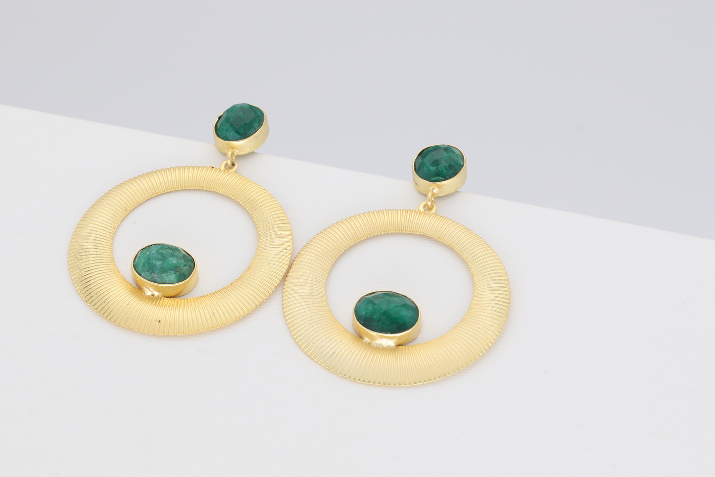 Pendientes Oasis Verde